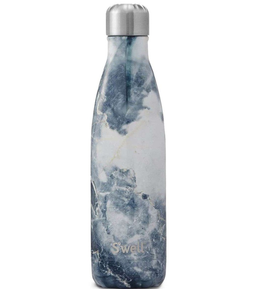 Accessories S'well | 17Oz Stainless Steel Water Bottle Blue Granite