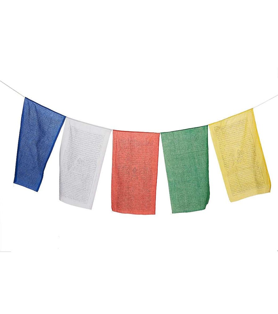 Meditation dZi | Prayer Flag: Gcs Tara, Large Multi