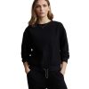 Clothing Varley Yoga Jackets & Sweatshirts | Arleta Sweatshirt Black