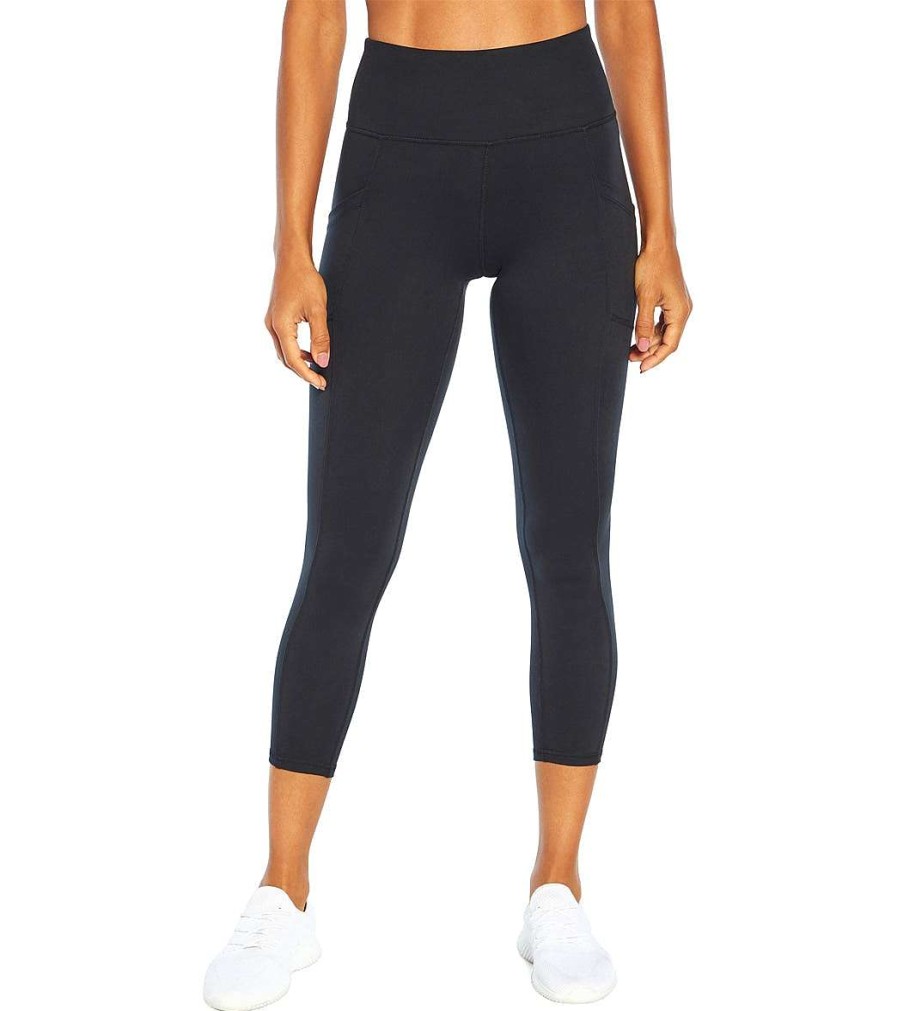 Clothing Balance Collection Yoga Leggings | Crescent High Waist Tummy Control Legging Black