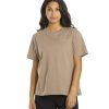 Clothing All Fenix Yoga Tops | Liv Boyfriend Tee Latte