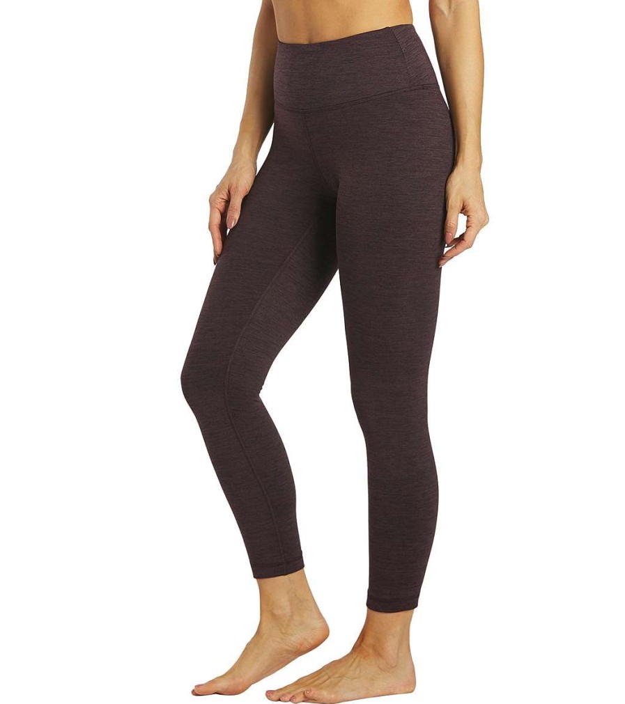 Clothing Marika Yoga Leggings | High Waisted Printed Leggings Heather Wild Plum