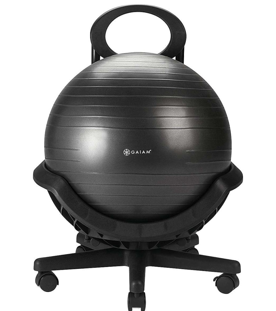 Yoga Mats & Props Gaiam | Ultimate Balance Ball Chair Black