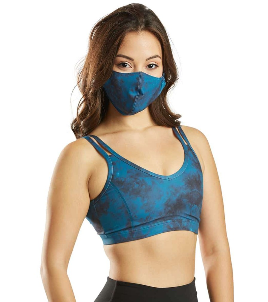 Accessories Everyday Yoga | Tie Dye Face Mask Indigo