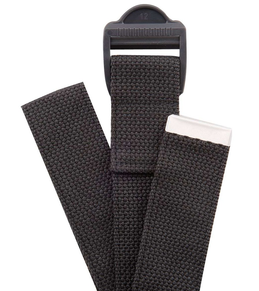 Yoga Mats & Props Halfmoon | 8' Essential Yoga Strap Charcoal