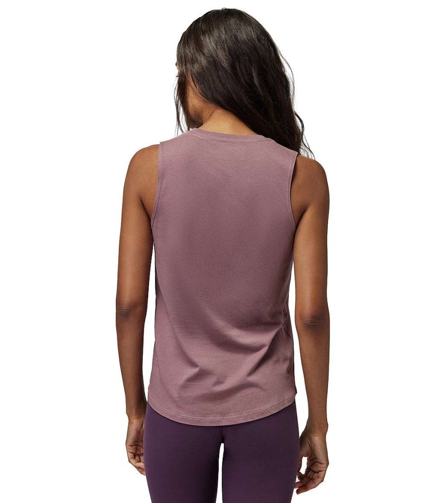 Clothing Spiritual Gangster Yoga Tops | Peace Muscle Tank Dusty Fig