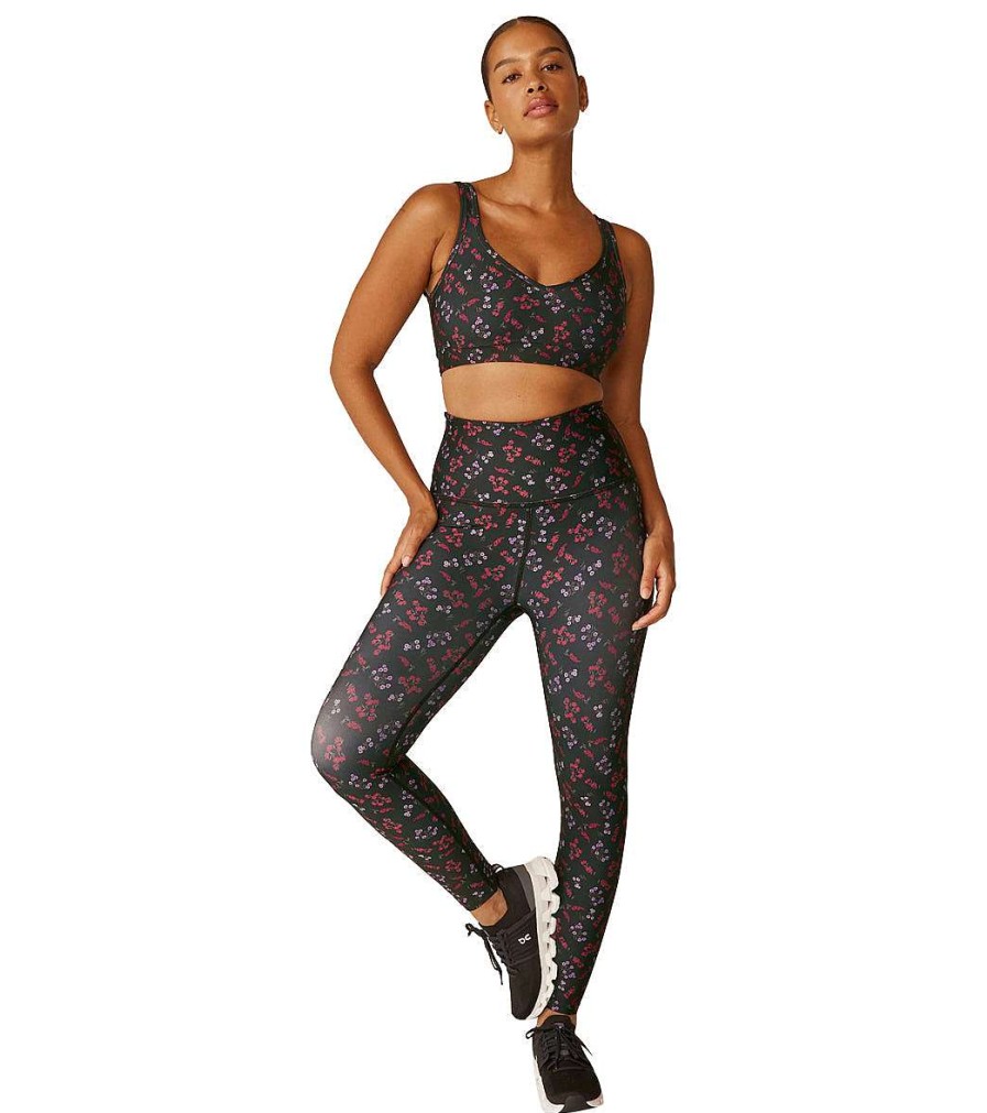 Clothing Beyond Yoga Yoga Sports Bras | Power Play Bra Forget Me Not Floral