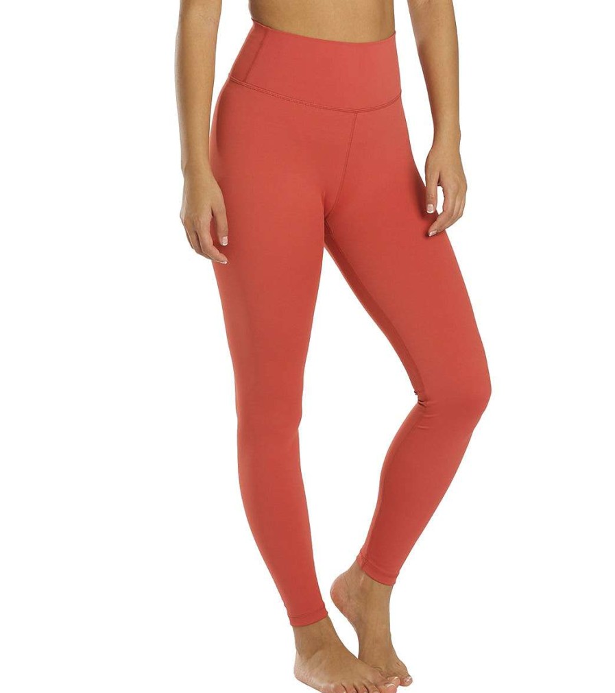 Clothing All Fenix Yoga Leggings | Rise 7/8 Yoga Leggings Terracotta