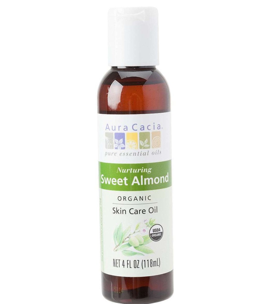 Home & Wellness Aura Cacia | Sweet Almond Certified Organic Skin Care Oil - 4 Oz