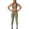 Clothing Tavi Yoga Leggings | Cloud High Waisted Tight Olive Space Dye