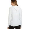 Clothing Marika Yoga Jackets & Sweatshirts | Flex Long Sleeve Hoodie White