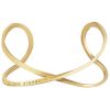 Accessories Mantraband | Braver Than You Believe, Stronger Than You Feel, Smarter Than You Think Infinity Bracelet Yellow Gold