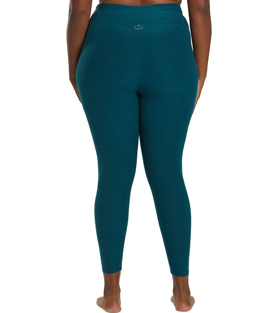 Clothing Beyond Yoga Yoga Leggings | Plus Spacedye Caught In The Midi High Waisted Leggings