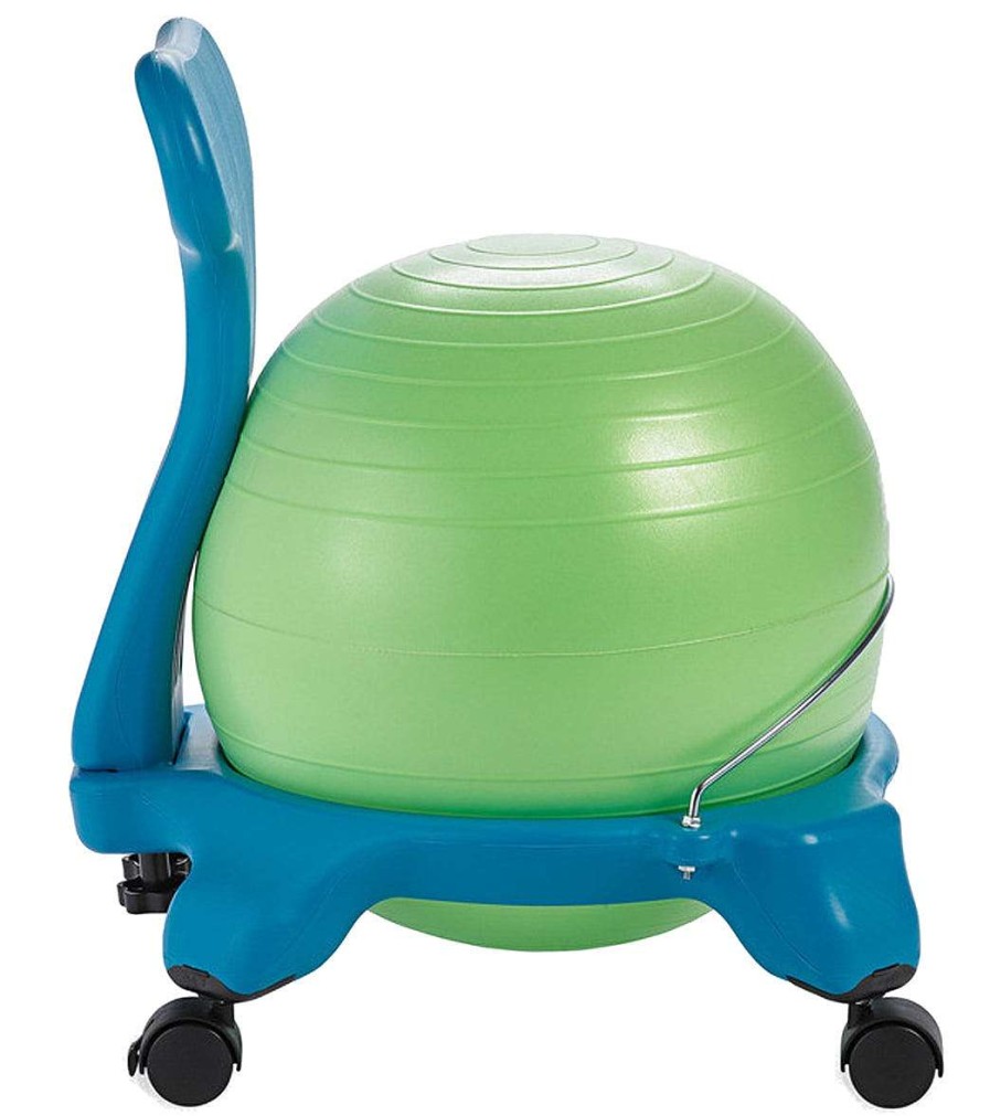 Yoga Mats & Props Gaiam | Kid'S Yoga Balance Ball Chair Teal/Lime