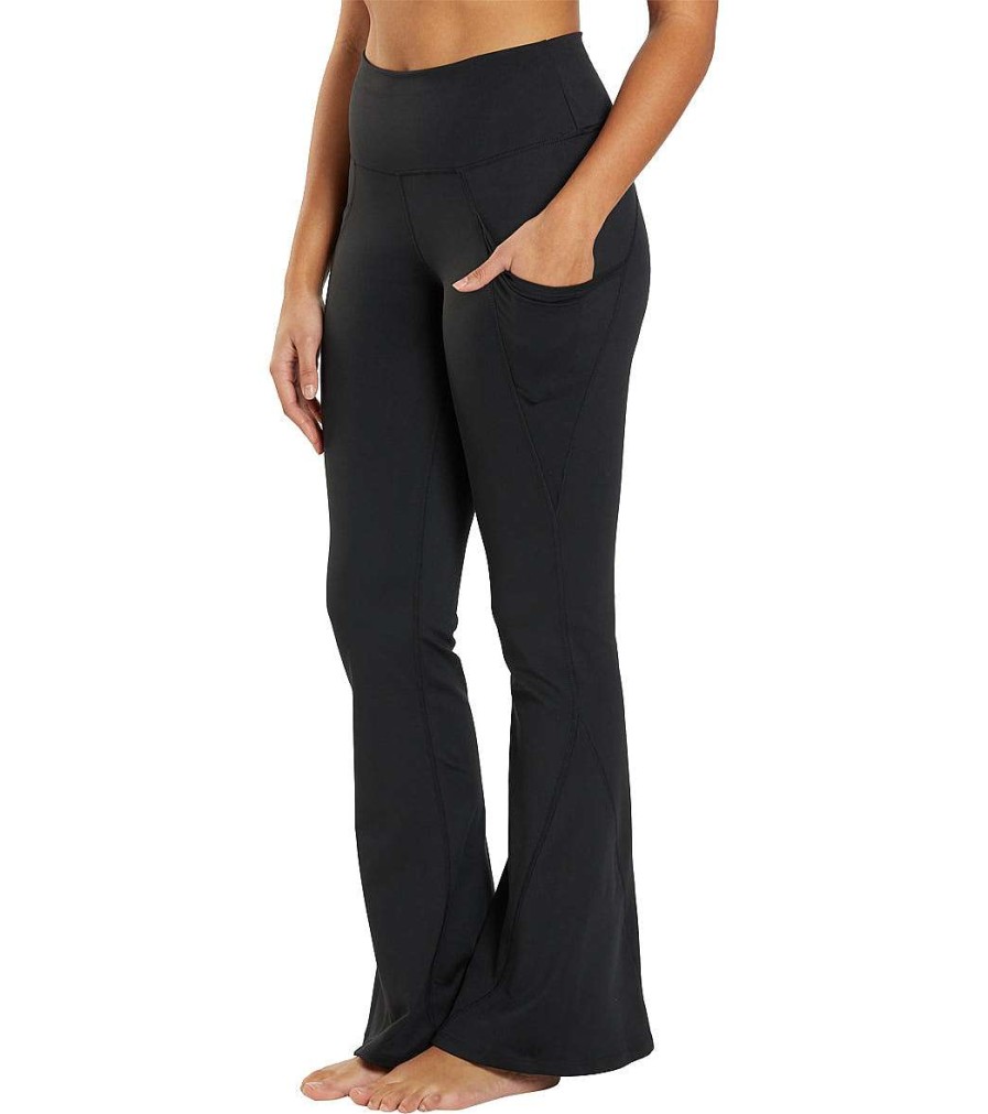 Clothing Marika Balance Collection Yoga Pants | Gemma Pocket Flared Pant Black