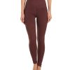 Clothing Everyday Yoga Yoga Leggings | Uphold Cheetah High Waisted Leggings With Pockets 28" Burgundy Cheetah