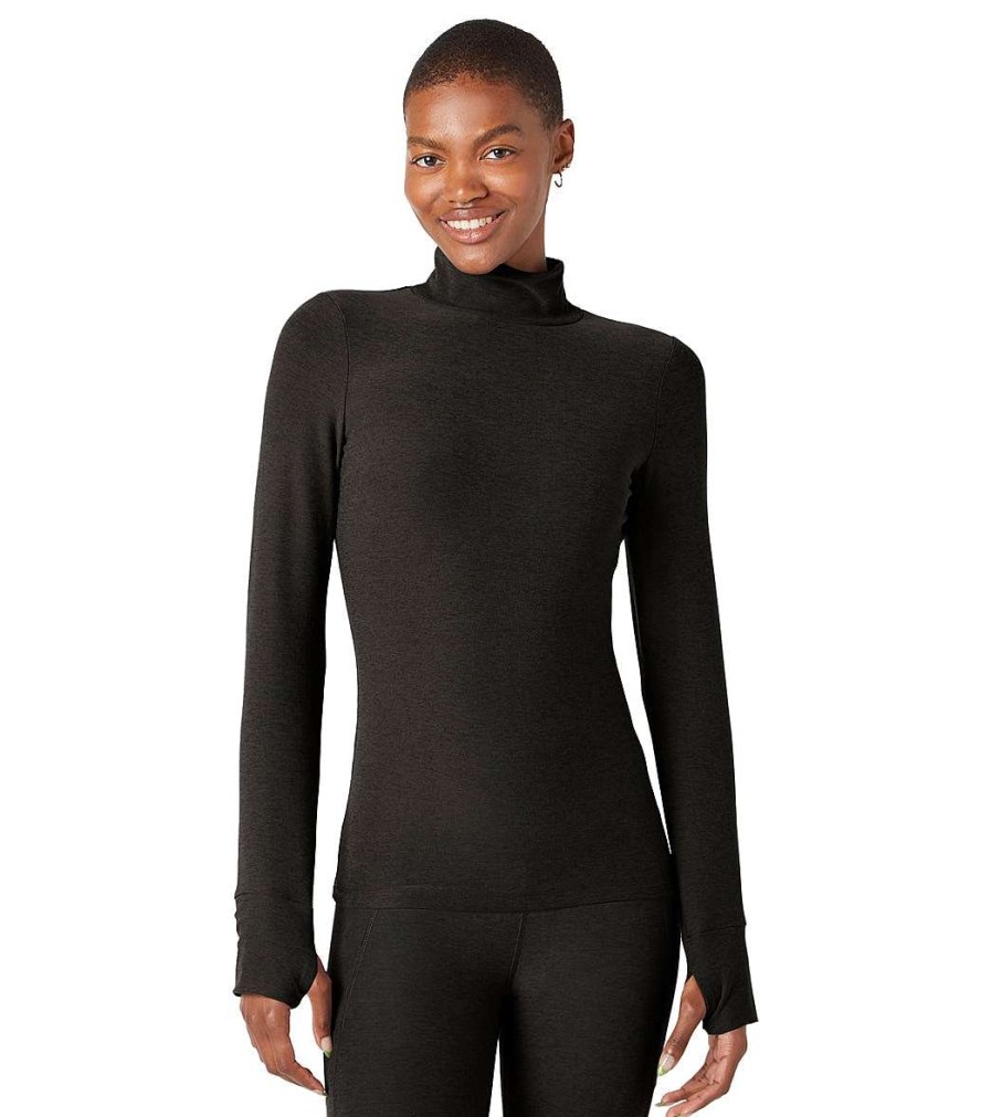 Clothing Beyond Yoga Yoga Tops | Spacedye Captivating Turtleneck Pullover