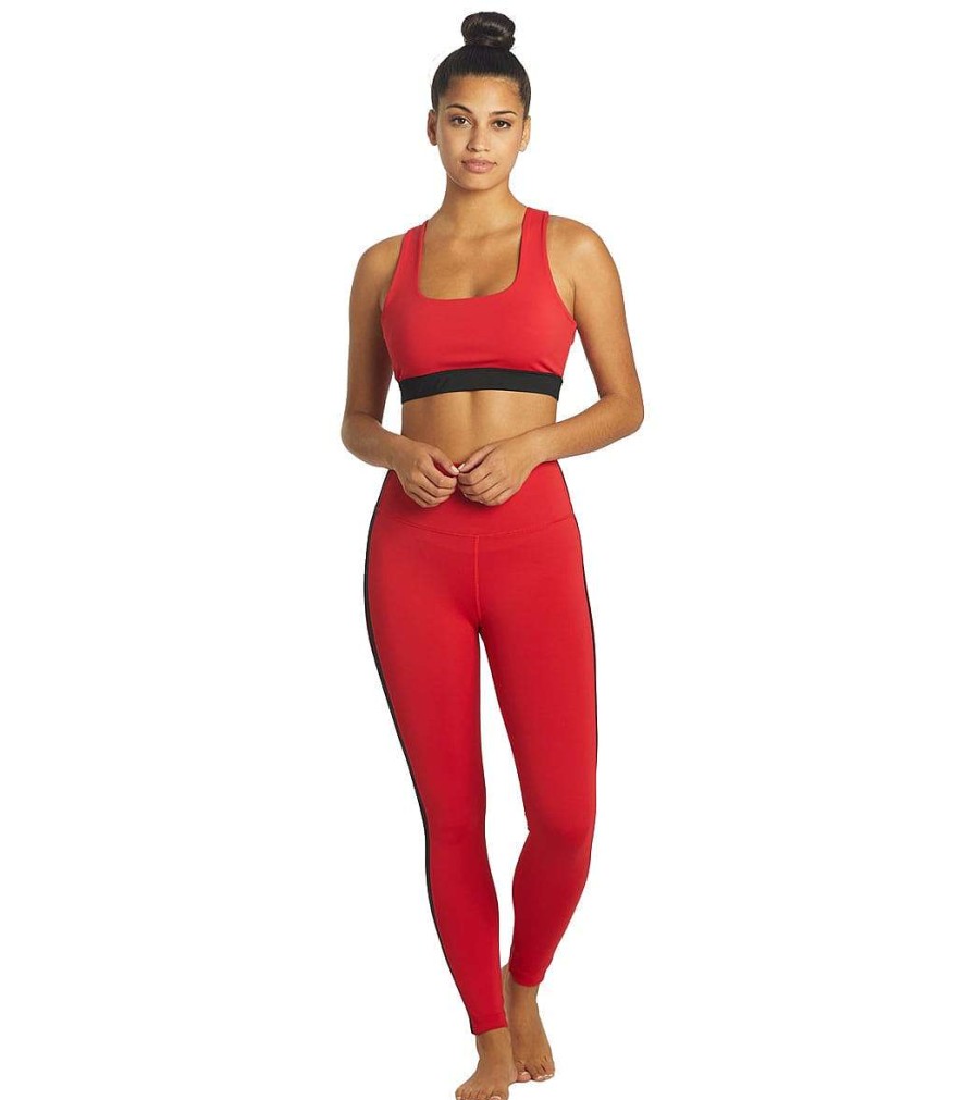 Clothing Splits 59 Yoga Sports Bras | Dream Techflex Bra Pirate Red/Black