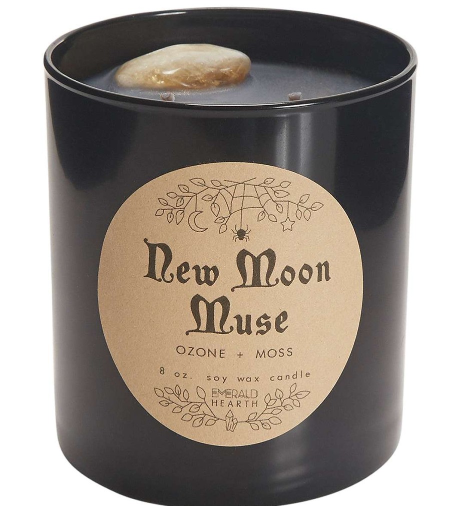 Home & Wellness Emerald Hearth | New Moon Muse Black