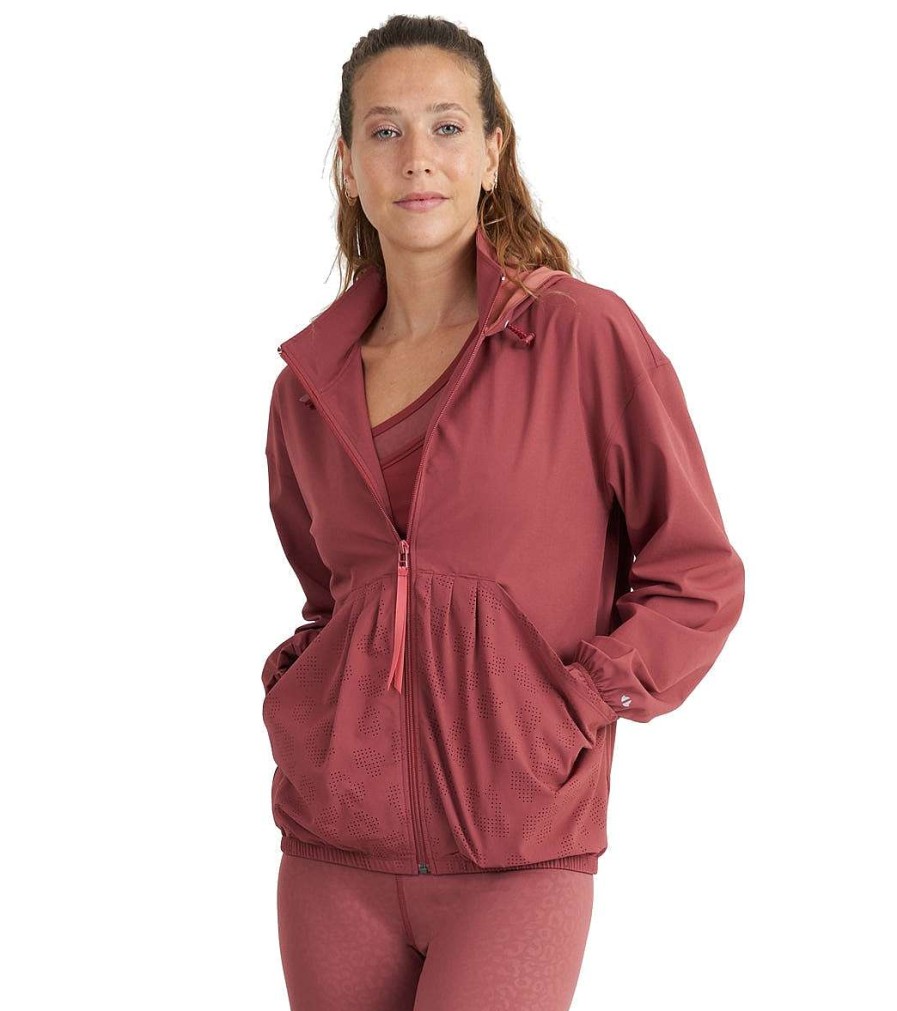 Clothing Thrive Societe Yoga Jackets & Sweatshirts | Perforated Windbreaker