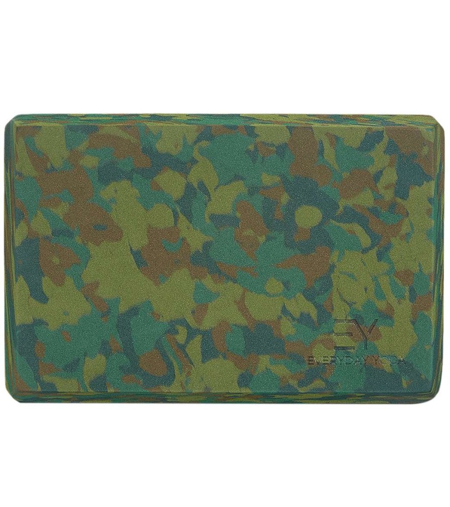 Yoga Mats & Props Everyday Yoga | 4 Inch Foam Yoga Block Heritage Camo