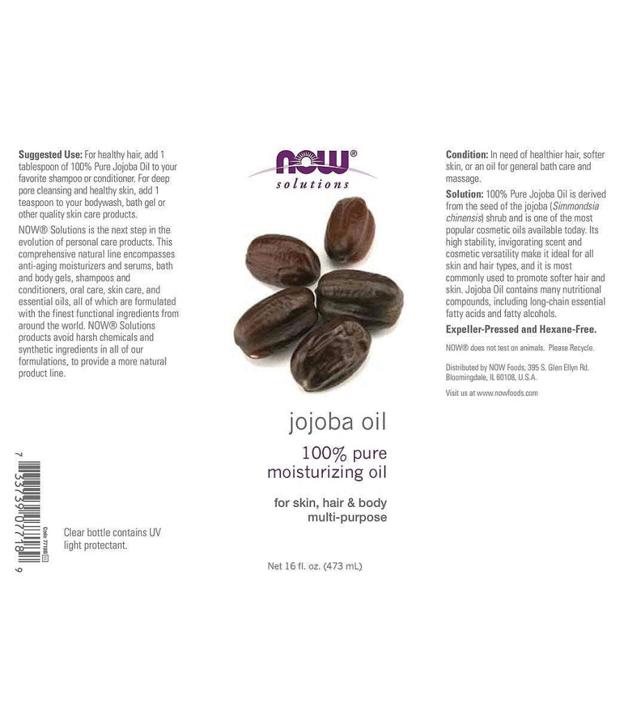 Home & Wellness NOW | 100% Pure Jojoba Oil 16 Oz