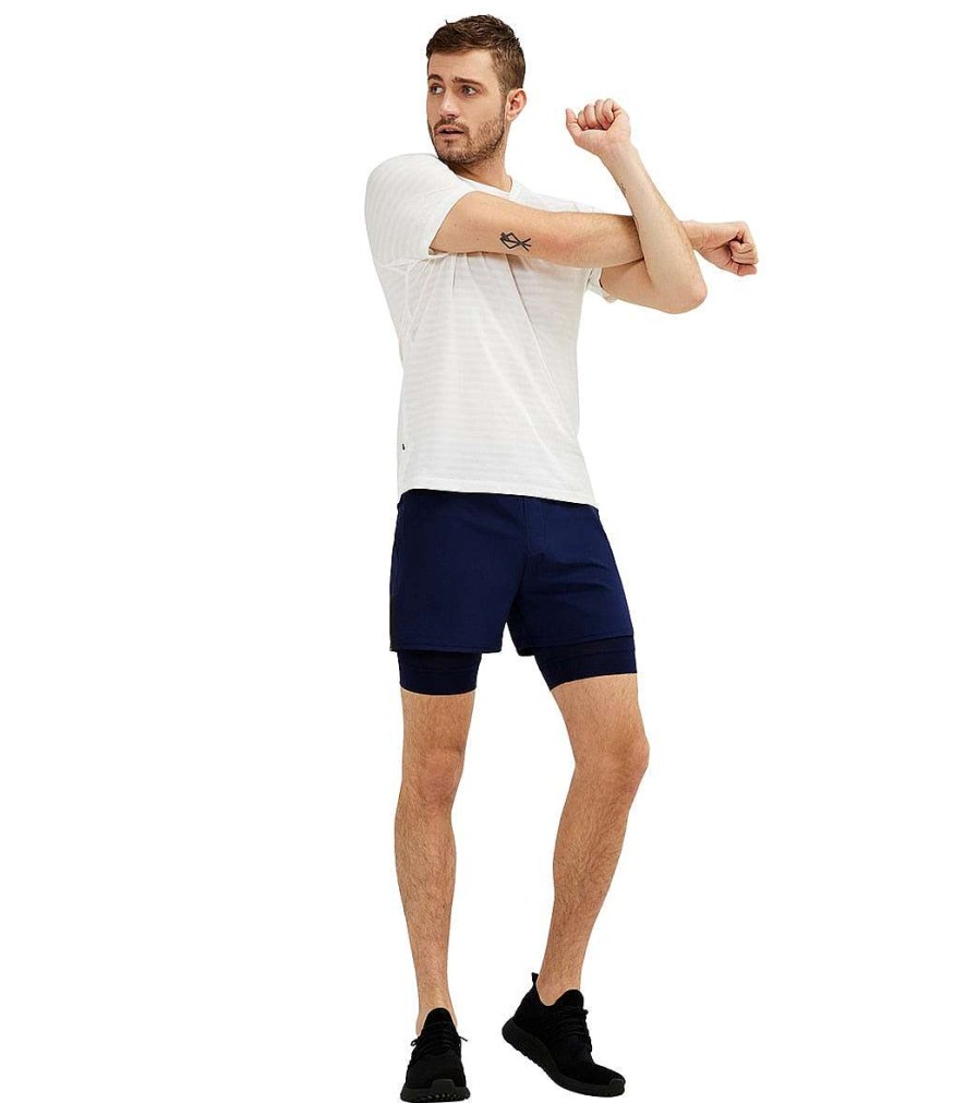 Clothing Rhone Men'S Yoga Shorts | 4" Swift Short Lined