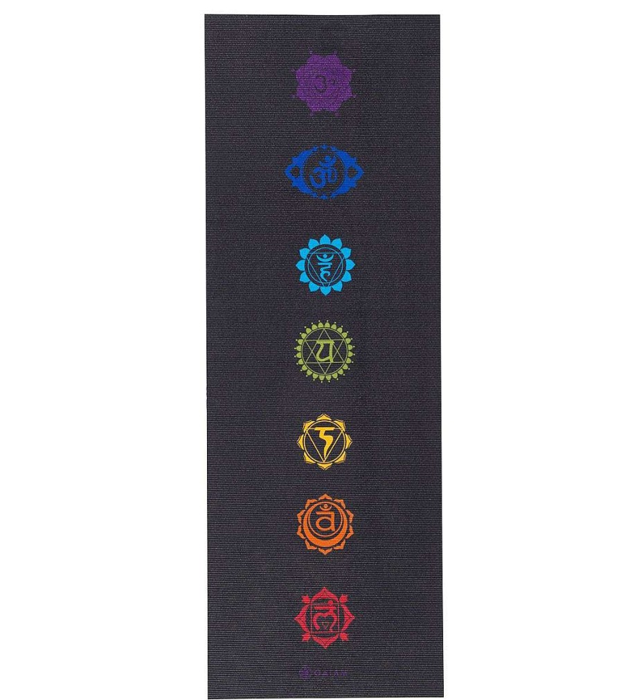 Yoga Mats & Props Gaiam | Printed Yoga Mat 68" 6Mm Black Chakra