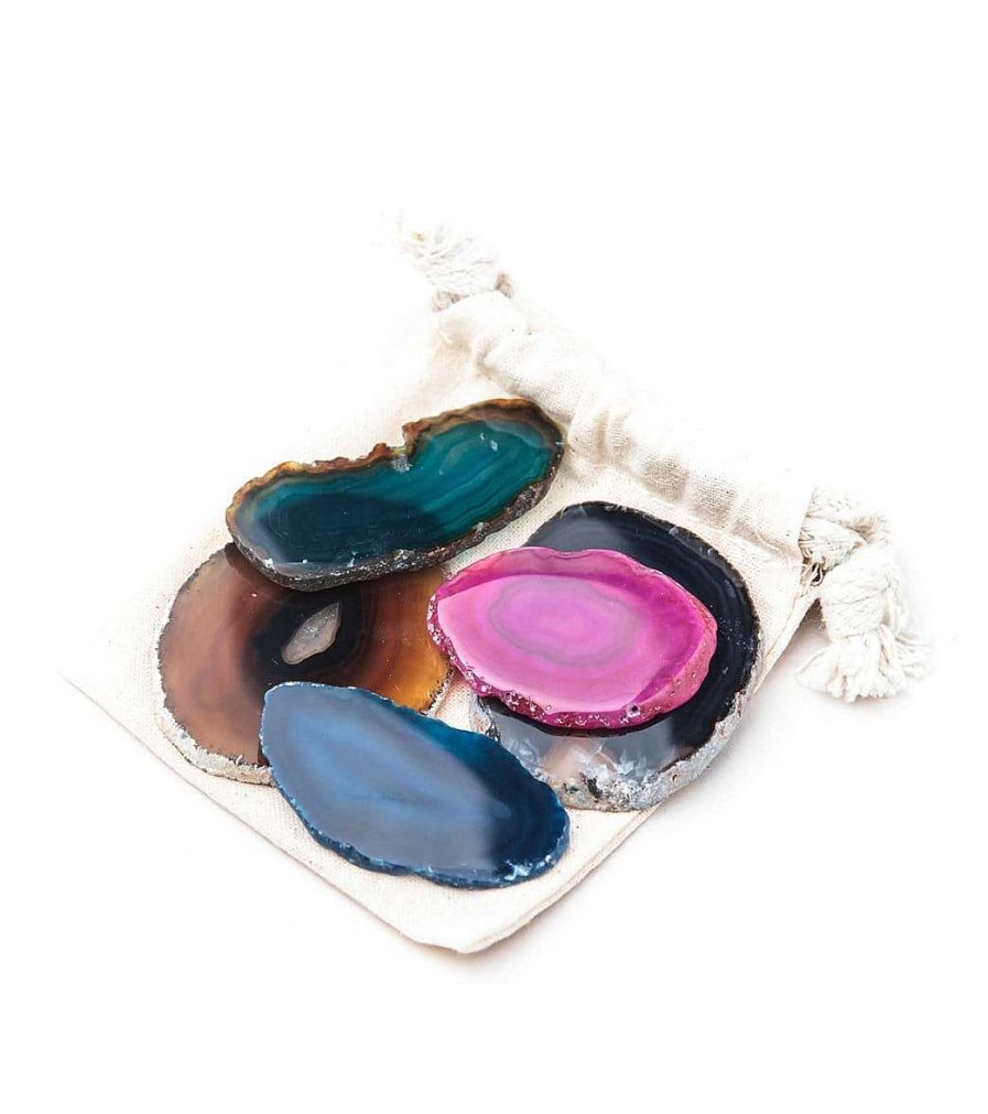 Home & Wellness SoulMakes | Assorted Agate Slices