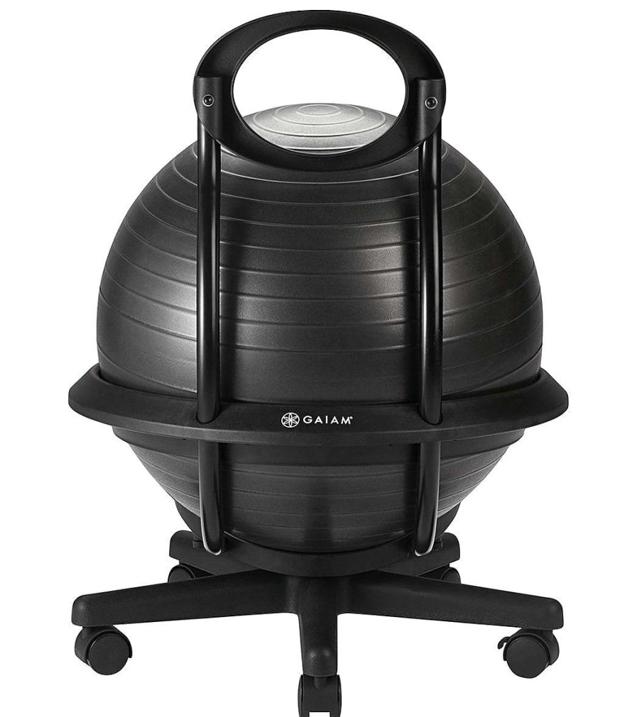 Yoga Mats & Props Gaiam | Ultimate Balance Ball Chair Black