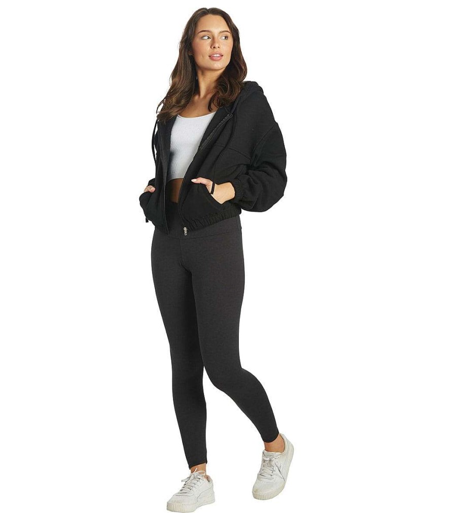 Clothing Onzie Yoga Jackets & Sweatshirts | Jet Set Jacket Black