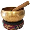 Meditation Yak & Yeti | Hand Hammered Carved Tibetan Singing Bowl Brass