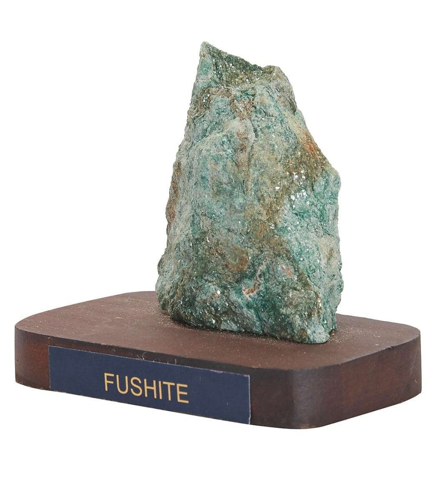 Home & Wellness Healing N Love | On Wooden Base Fuchsite