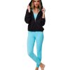 Clothing Onzie Yoga Jackets & Sweatshirts | Breakaway Jacket Moonstone Acid Wash