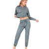 Clothing Onzie Yoga Jackets & Sweatshirts | Crop After Yoga Hoodie Santorini