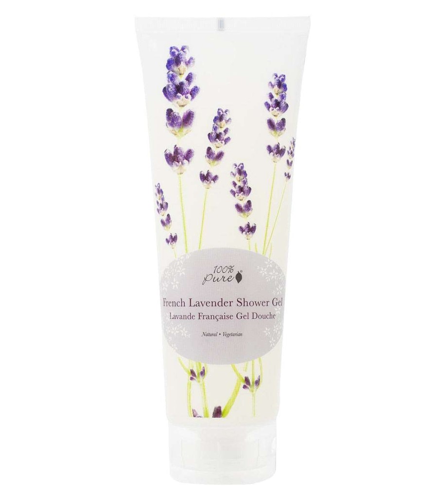 Home & Wellness 100% Pure | French Lavender Shower Gel 8 Oz.