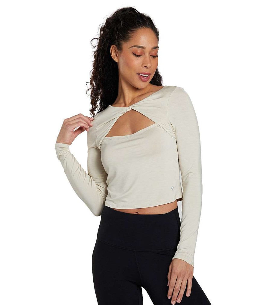 Clothing Tavi Yoga Tops | Form Cropped Long Sleeve