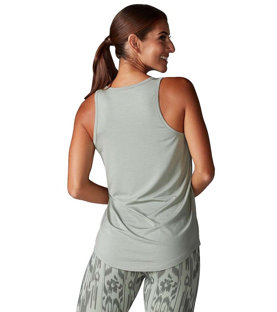 Clothing Tavi Yoga Tops | Classic Henley Tank Cactus