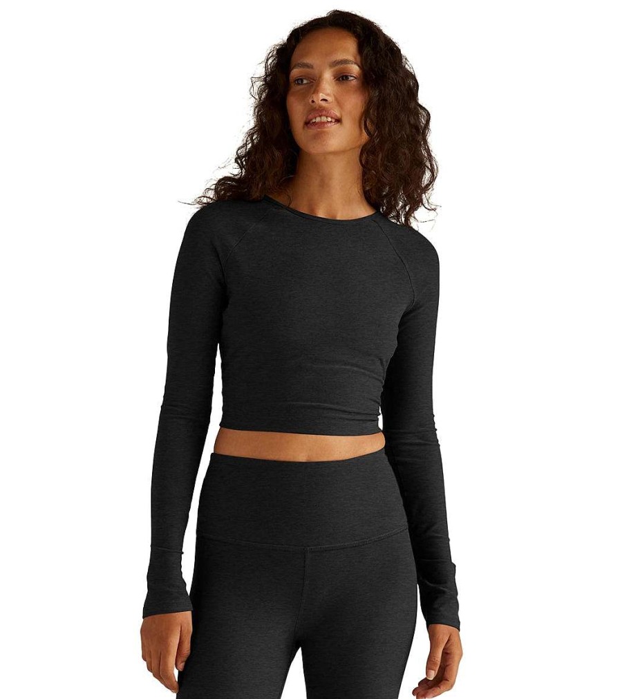 Clothing Beyond Yoga Yoga Jackets & Sweatshirts | Spacedye Enlighten Cropped Pullover