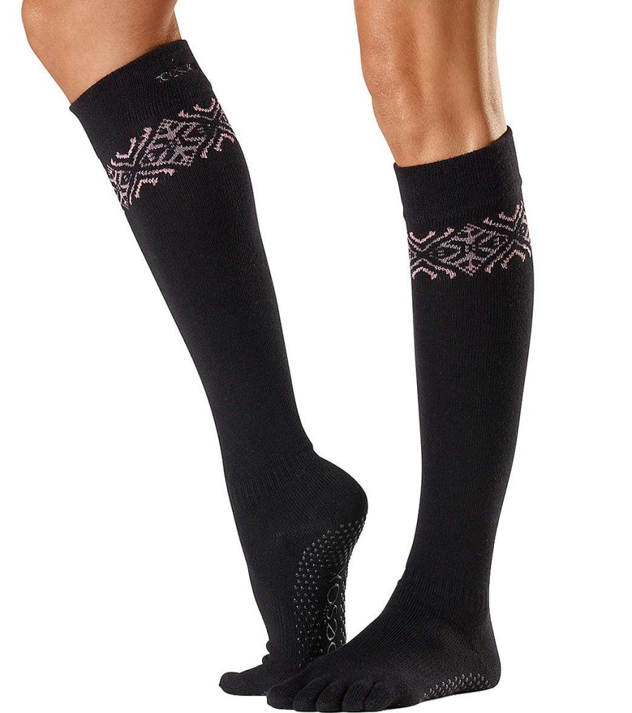 Accessories Toesox | Scrunch Full Toe Grip Socks Chateau