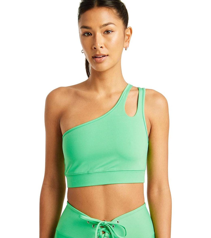 Clothing Year of Ours Yoga Sports Bras | Robin Bra Green