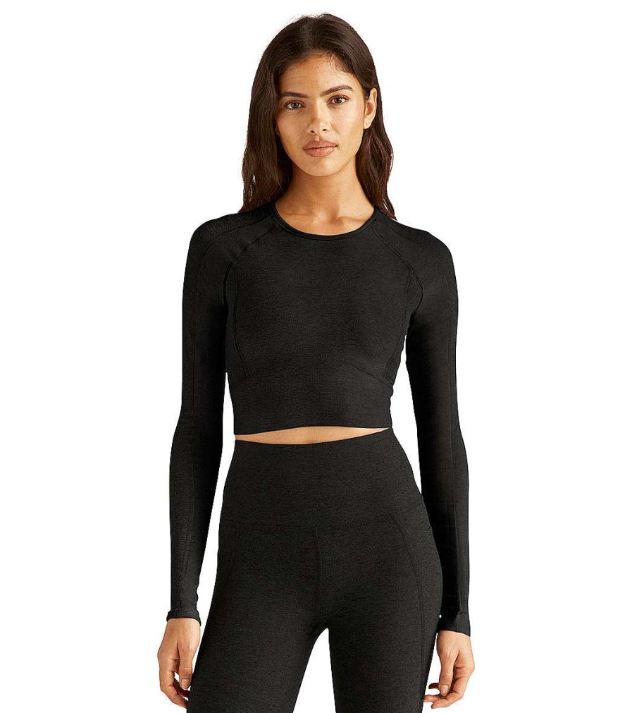 Clothing Beyond Yoga Yoga Jackets & Sweatshirts | Spacedye Vitality Pullover Darkest Night