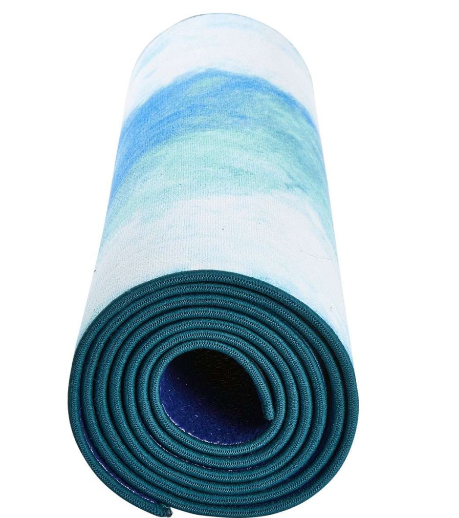 Yoga Mats & Props Aurorae | Synergy Tie Dye Hot Yoga Mat 72" 5Mm Tahiti Tide