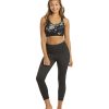 Clothing Marika Yoga Sports Bras | Phillip Sport Bra Black Ink Tie Dye