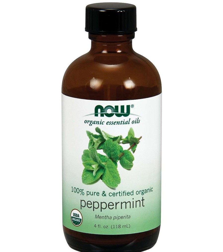 Home & Wellness NOW | Organic Peppermint Oil 4 Oz