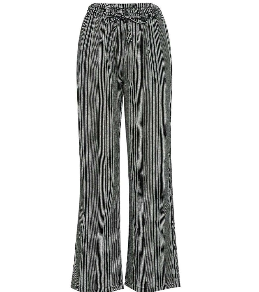 Clothing Yak & Yeti Yoga Pants | Striped Lounging Pants With Pockets