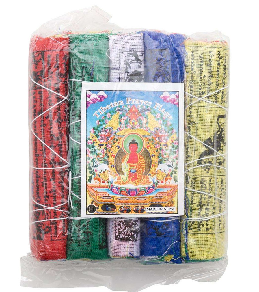 Meditation Yak & Yeti | Pack Of 5 Prayer Flags Small