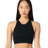 Clothing NUX Yoga Support Tanks | 3X2 Crop Tank Black