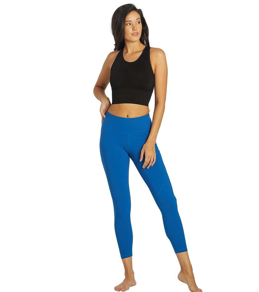 Clothing Sweaty Betty Yoga Leggings | Power 7/8 Workout Leggings Oxford Blue