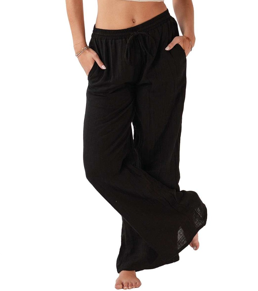 Clothing Lotus and Luna Yoga Pants | Wide Leg Cotton Pants With Pockets